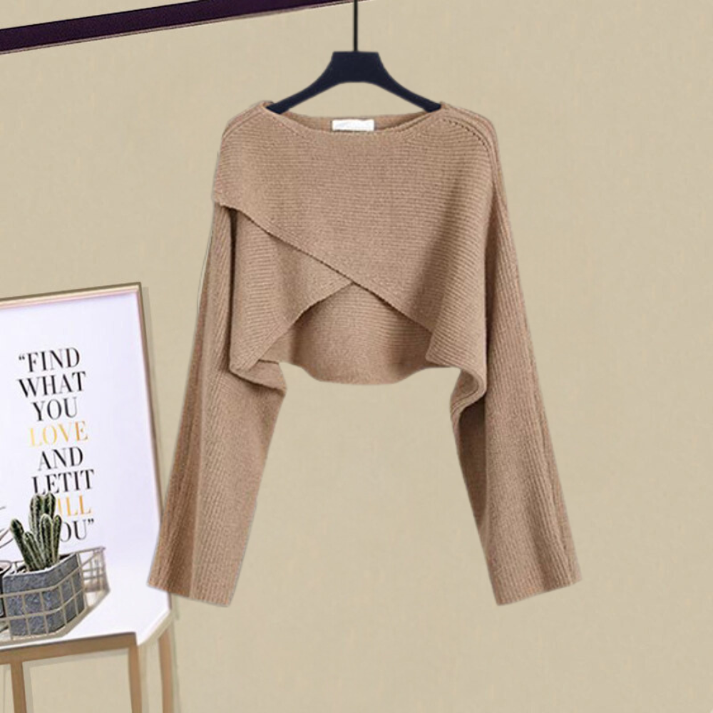 Marvella Elegant Knit Dress Set – Cozy Two-Piece Fall & Winter Outfit