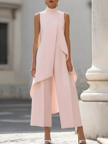 Everly - Elegant Wide-leg Two-piece Suit