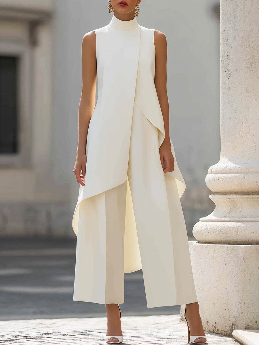 Everly™ - Elegant Wide-leg Two-piece Suit