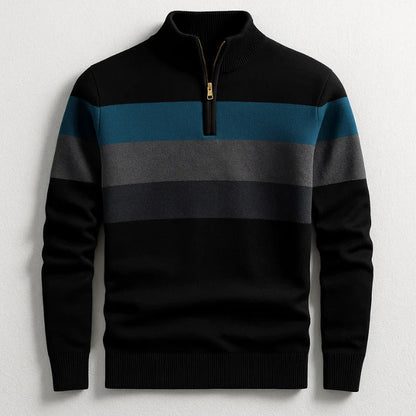 Elston Heritage Quarter-Zip Sweater