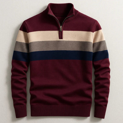 Elston Heritage Quarter-Zip Sweater