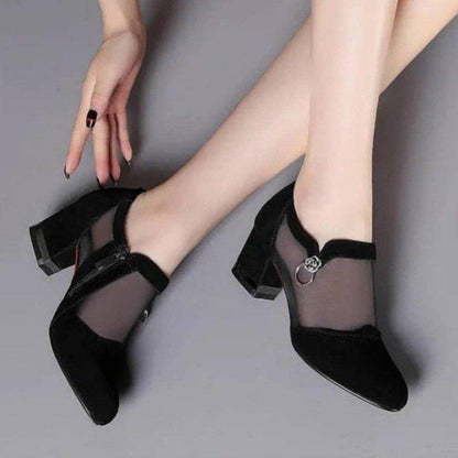 Vivienne Classic Mary Jane Comfort Heels