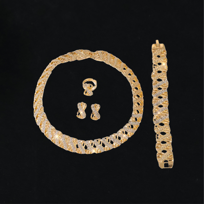 Amara™ | Gold Bridal Jewelry Set