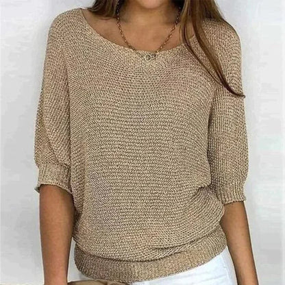 Savannah | Three Quarter Sleeve Sweater