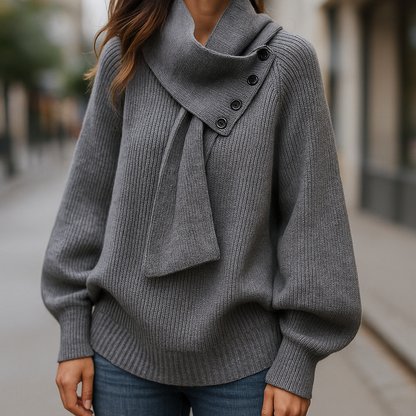 Marilee | Cozy Scarf-Neck Sweater