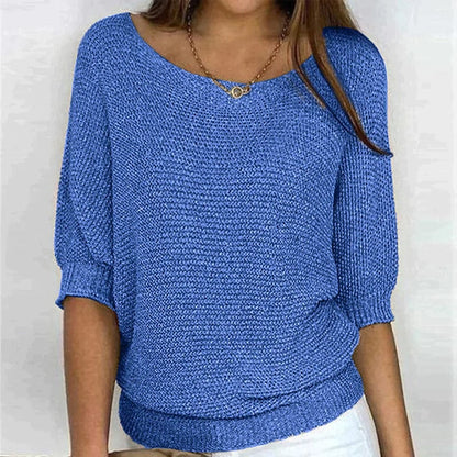 Savannah | Three Quarter Sleeve Sweater