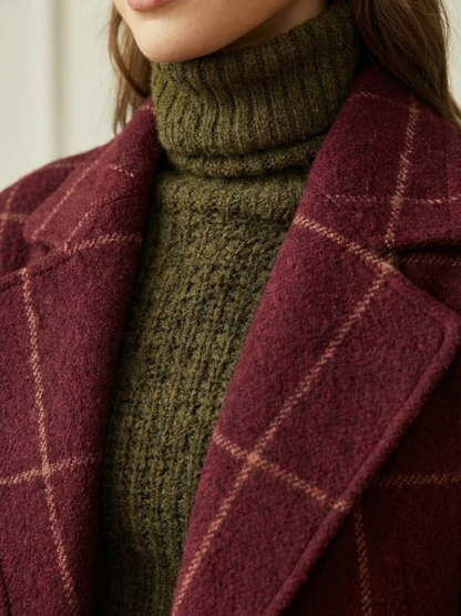 Elowen Classic Checkered Coat