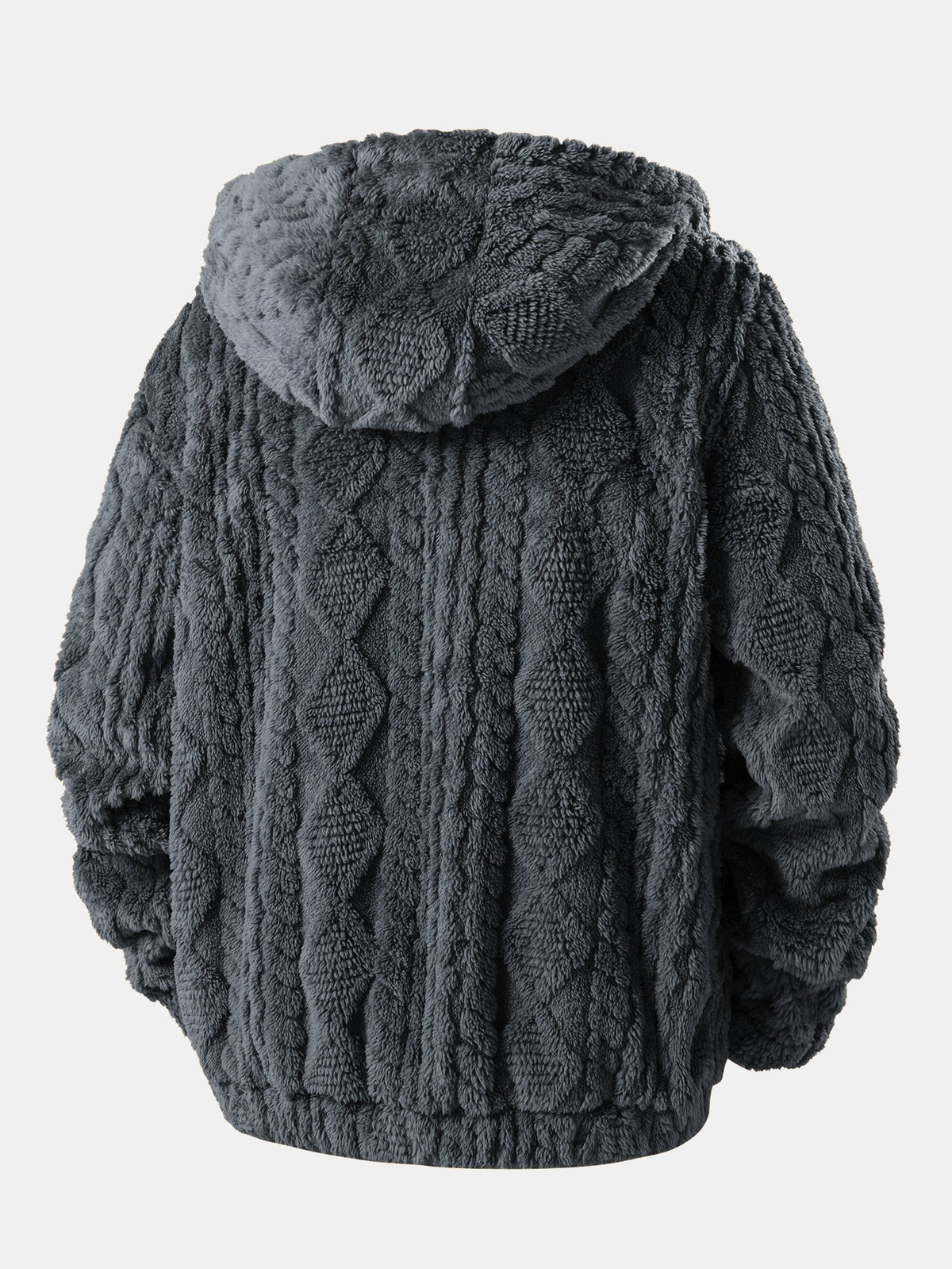 Velinor Jacquard Teddy Hoodie