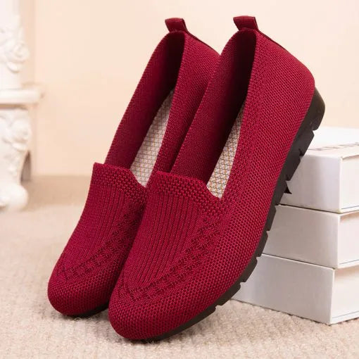Women's Cushioned Loafers with Stabilizing Sole