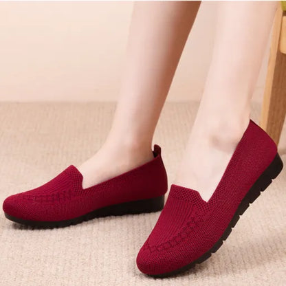 Women's Cushioned Loafers with Stabilizing Sole