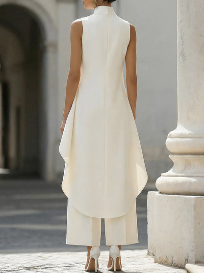 Everly™ - Elegant Wide-leg Two-piece Suit