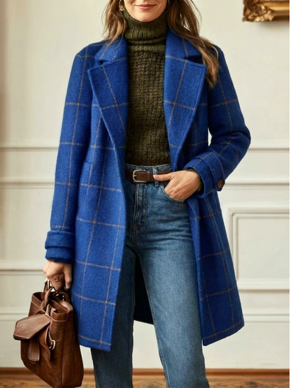 Elowen Classic Checkered Coat