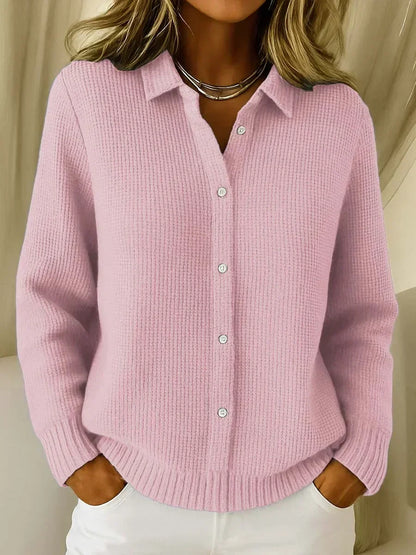 Katrina | Textured Knit Button Cardigan.