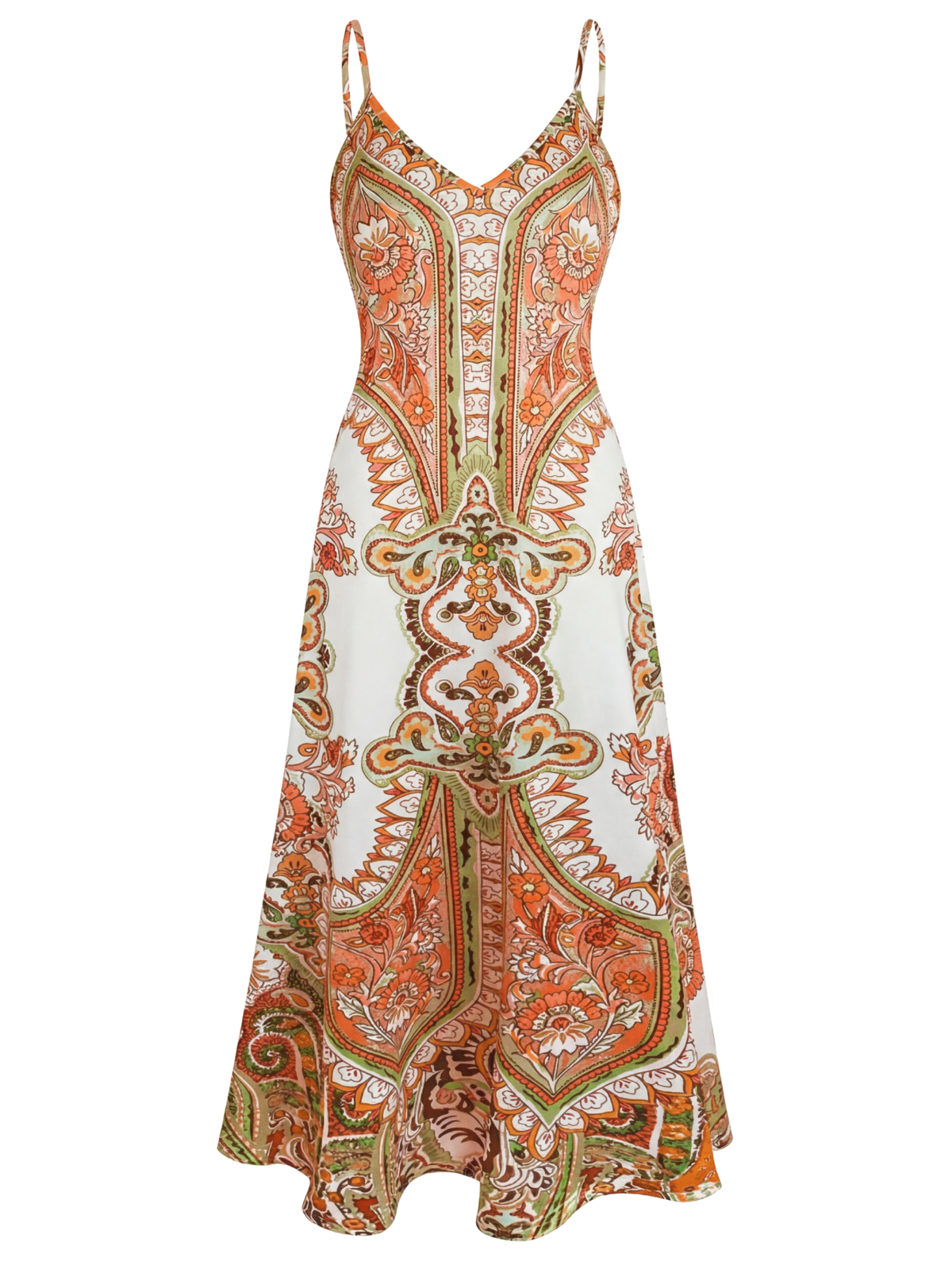 Skye – Boho Floral Print Sleeveless Dress