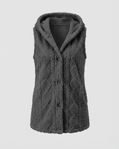Evanna | Hooded Sleeveless Vest