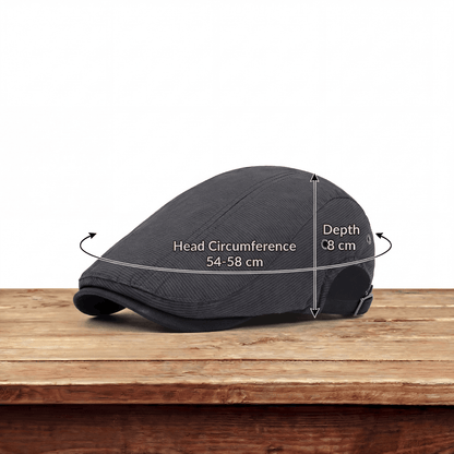 Pinstripe Cotton Cap