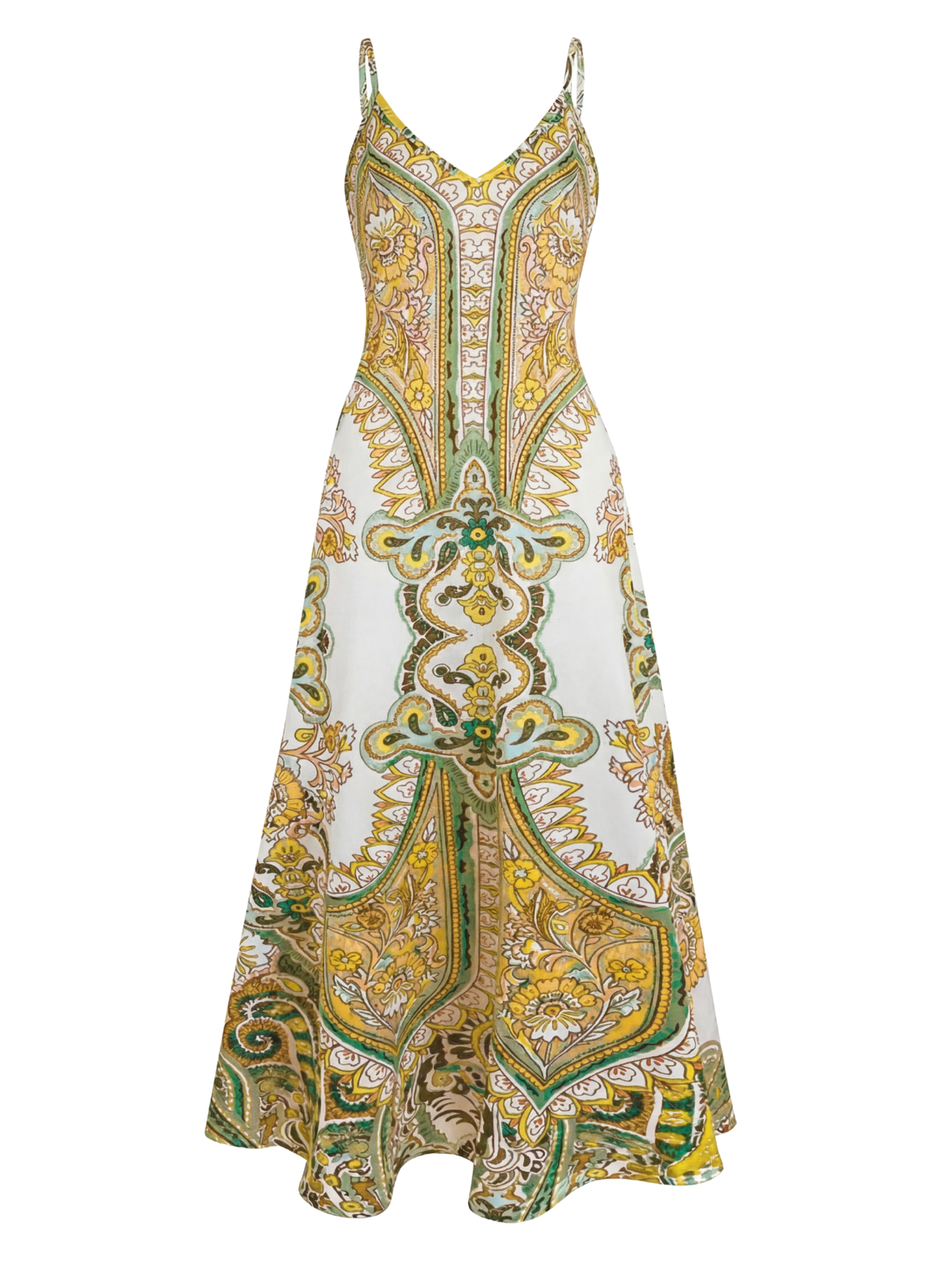 Skye – Boho Floral Print Sleeveless Dress