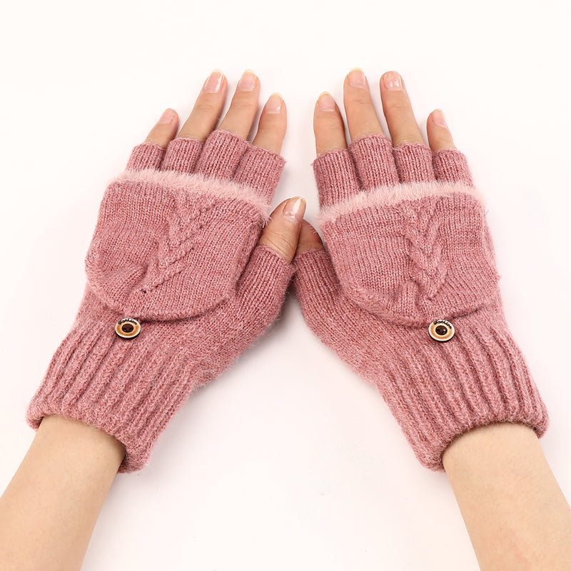 Warm Solid-Color Gloves