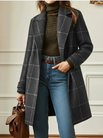 Elowen Classic Checkered Coat