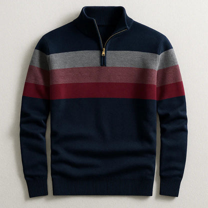 Elston Heritage Quarter-Zip Sweater