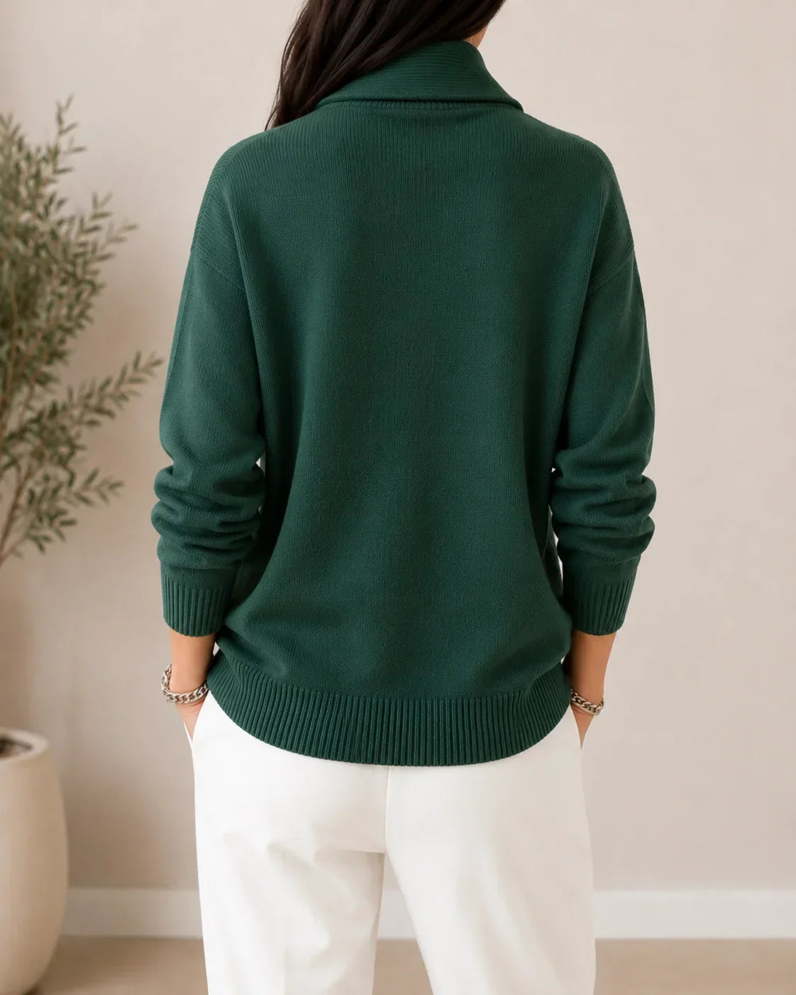 Antonine | Soft V-Neck Jumper for Women
