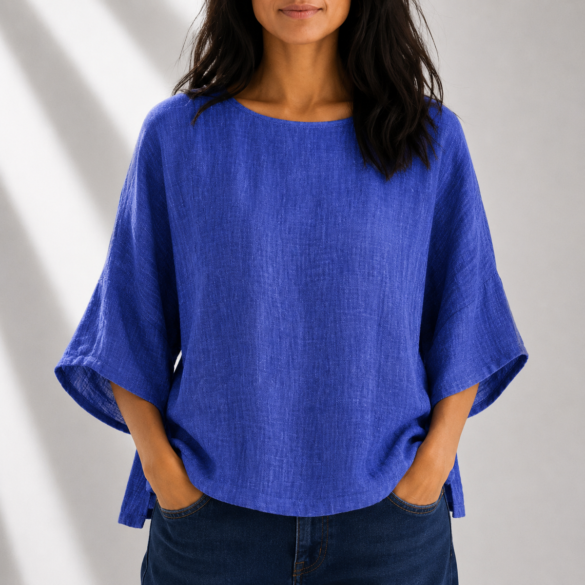 Emery Cotton Linen Blouse