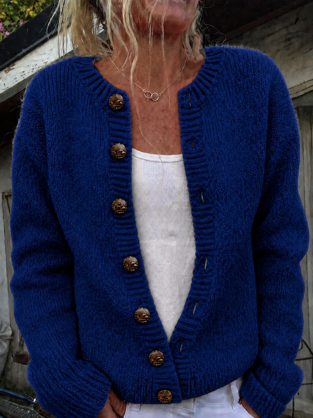 Foxfield™ | Women's Vintage Knit Cardigan.