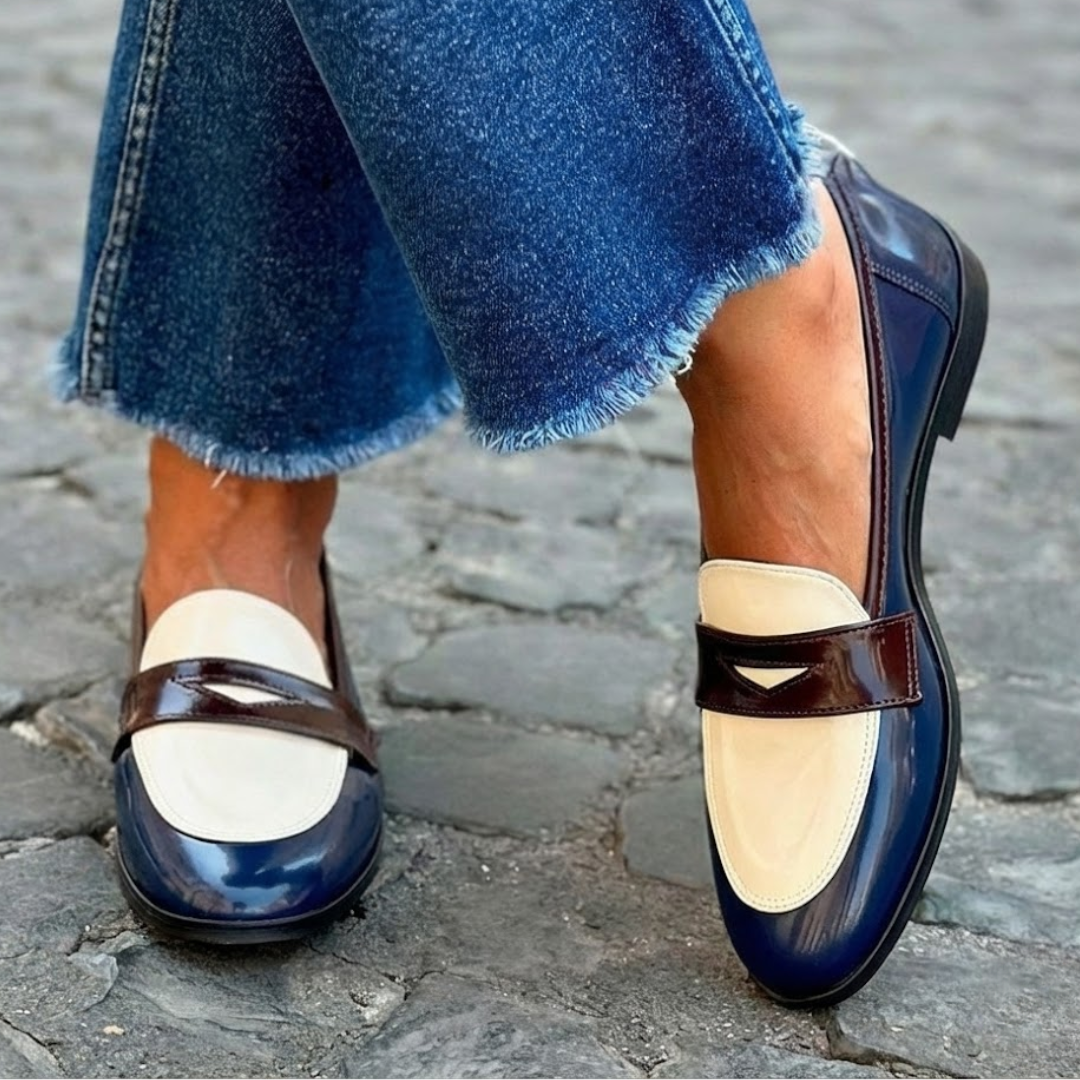 Claudia | Contrast Loafers