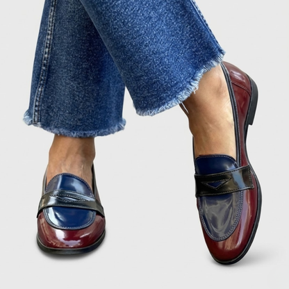 Claudia | Contrast Loafers