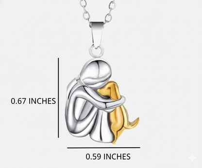 Elin™ | Human–Dog Bond Pendant Necklace