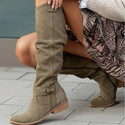 Celina | Soft Suede-Effect Winter Boots