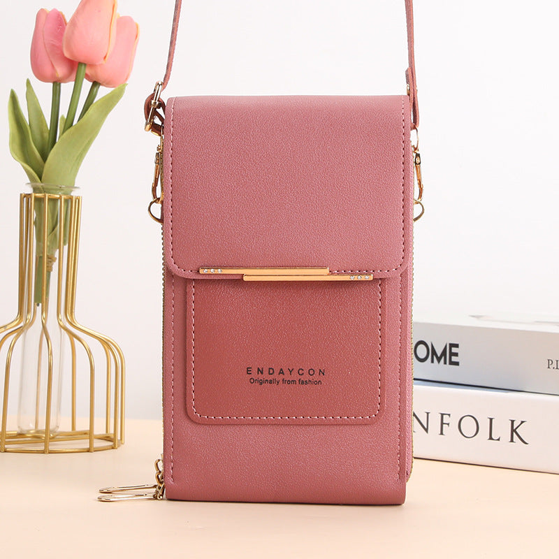 AVERA - Stylish Mobile Phone Messenger Bag with Touch Screen