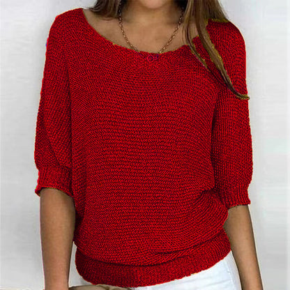 Savannah | Three Quarter Sleeve Sweater