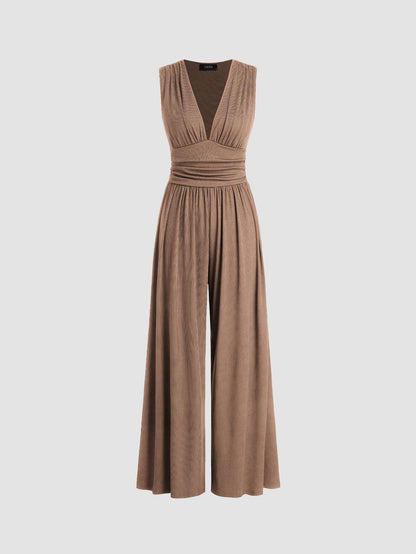 Nolene – Chic Sleeveless Wide-Leg Jumpsuit