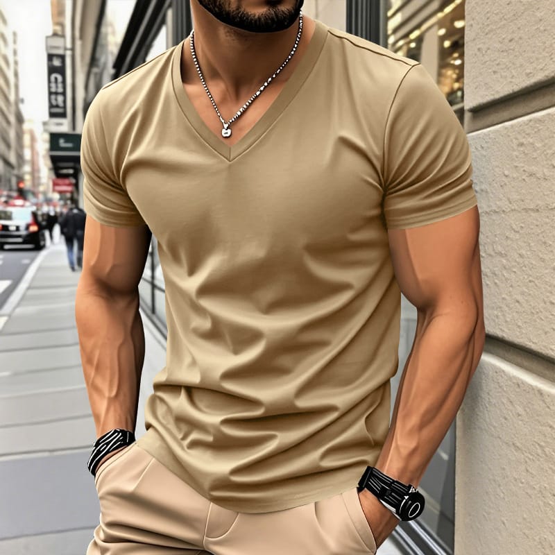 André Ferran Lido V-Neck Tee