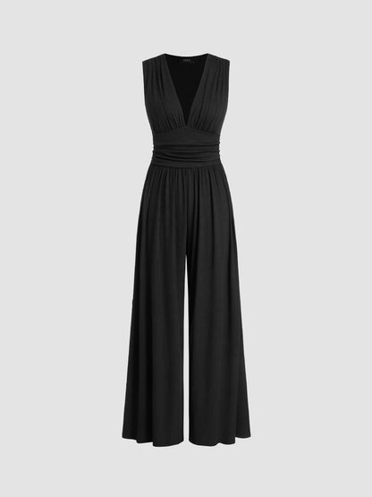 Nolene – Chic Sleeveless Wide-Leg Jumpsuit