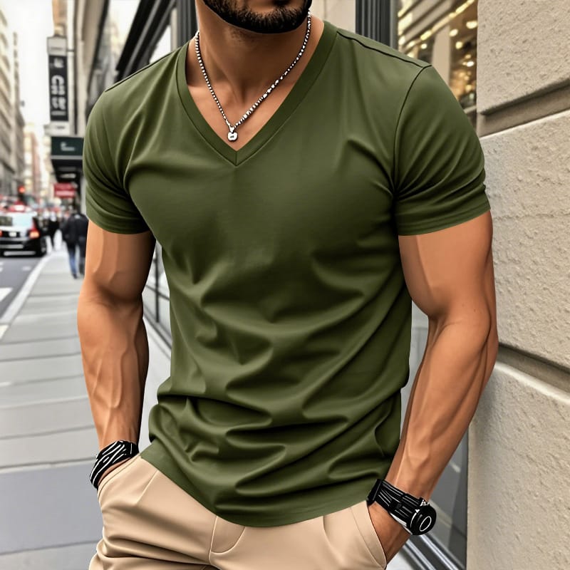 André Ferran Lido V-Neck Tee