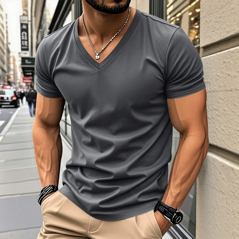 André Ferran Lido V-Neck Tee
