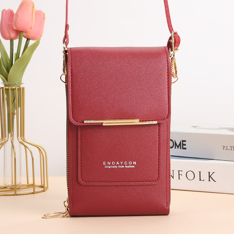 AVERA - Stylish Mobile Phone Messenger Bag with Touch Screen