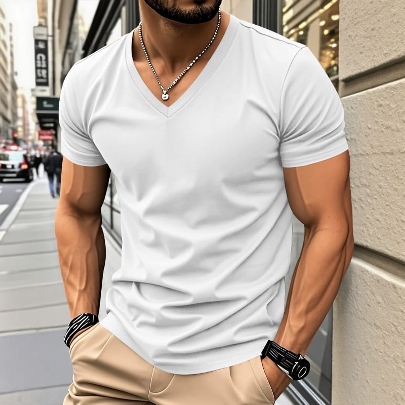André Ferran Lido V-Neck Tee