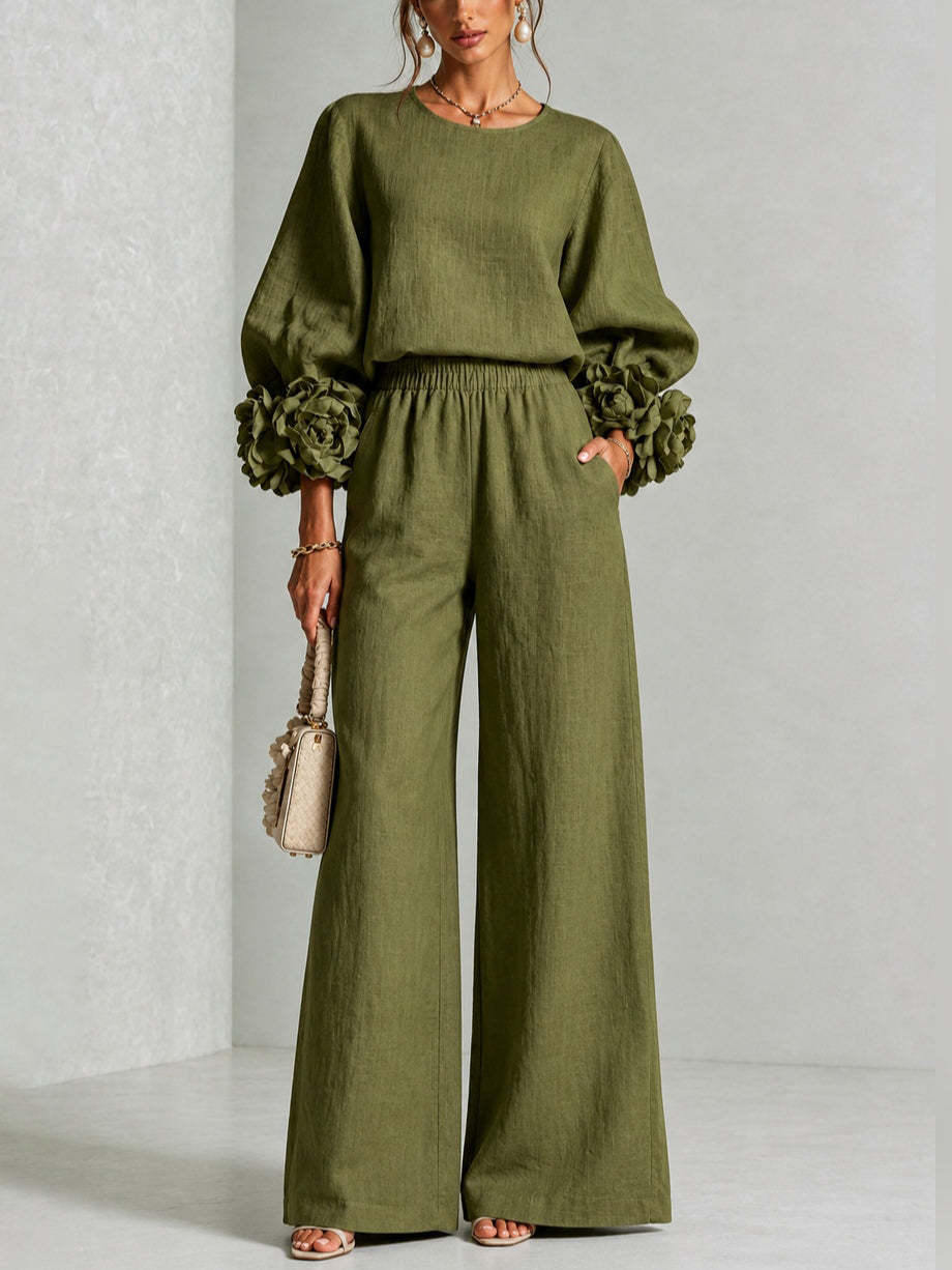 ROSALIE™ FLORAL CUFF TWO-PIECE SET