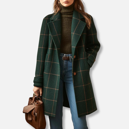 Elowen Classic Checkered Coat