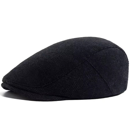 Herringbone Wool Cap