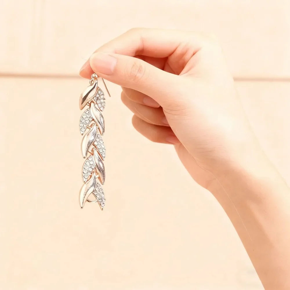 Serena™ | Mermaid Leaf Drop Earrings