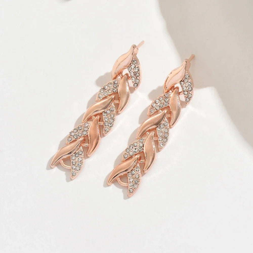 Serena™ | Mermaid Leaf Drop Earrings