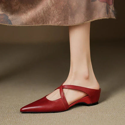 Aluna™ | Genuine Leather Mules