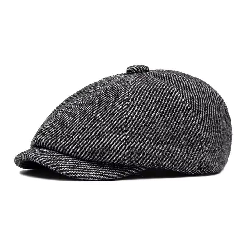 Tweed Newsboy Cap