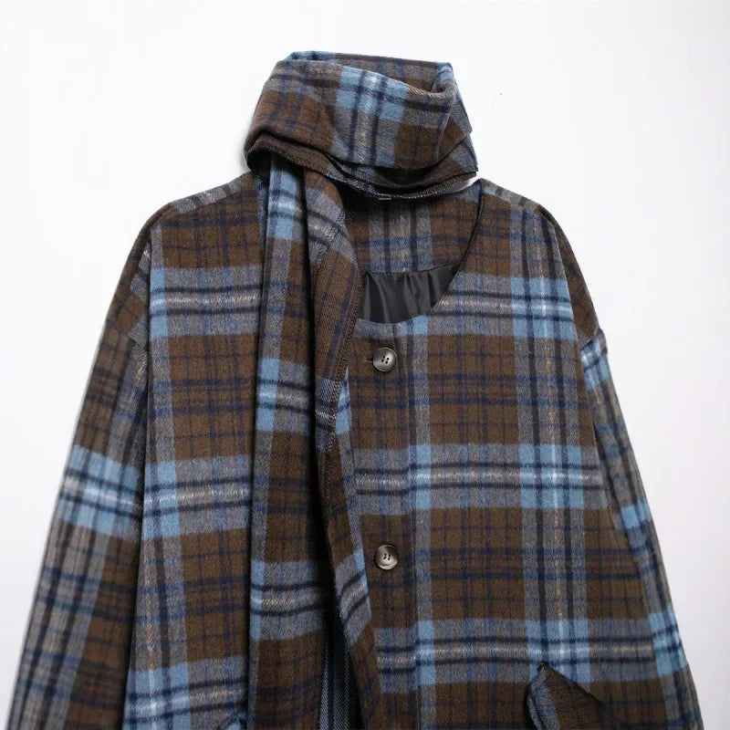 Eleanor | Timeless Plaid Wool Coat