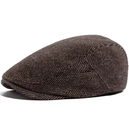 Herringbone Wool Cap