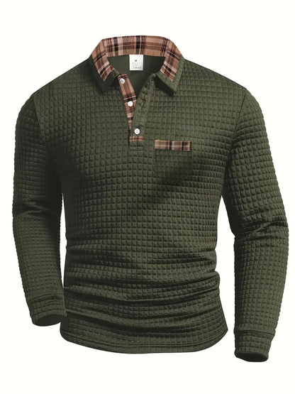 Cason Refined Knit Polo Sweater